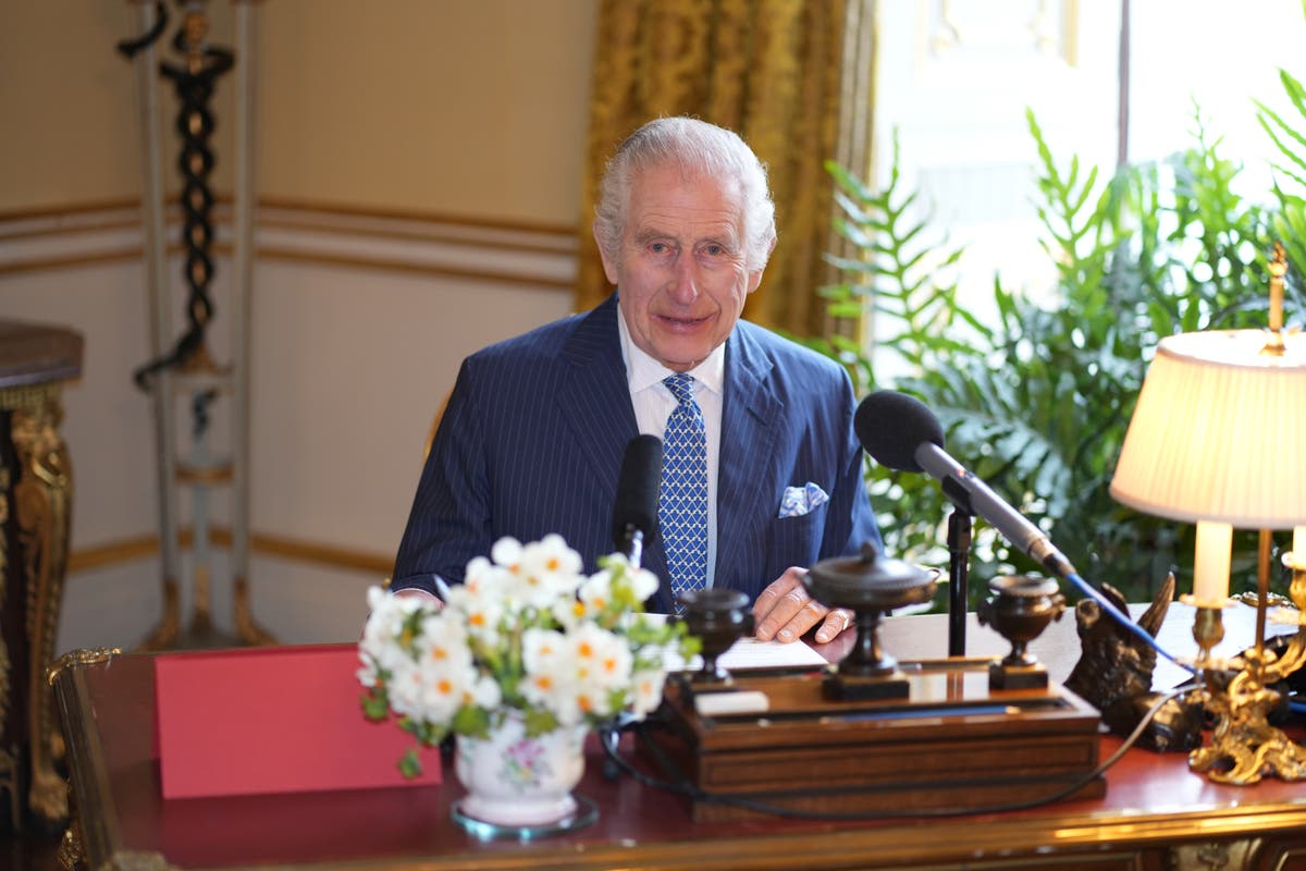 King hails importance of care and friendship in times of need in Easter message | The Independent